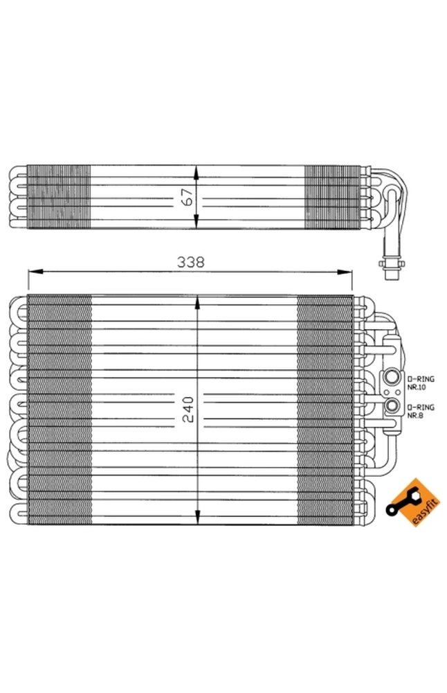 Evaporatore jeep