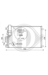 condensatore, climatizzatore dcc1115