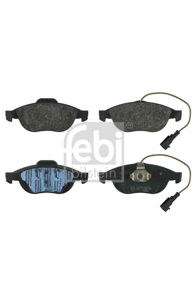 Kit pastiglie freno, Freno a disco FEBI BILSTEIN 101-16293