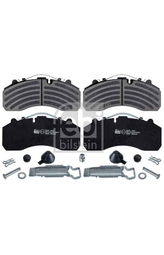 Kit pastiglie freno, Freno a disco FEBI BILSTEIN 101-16666