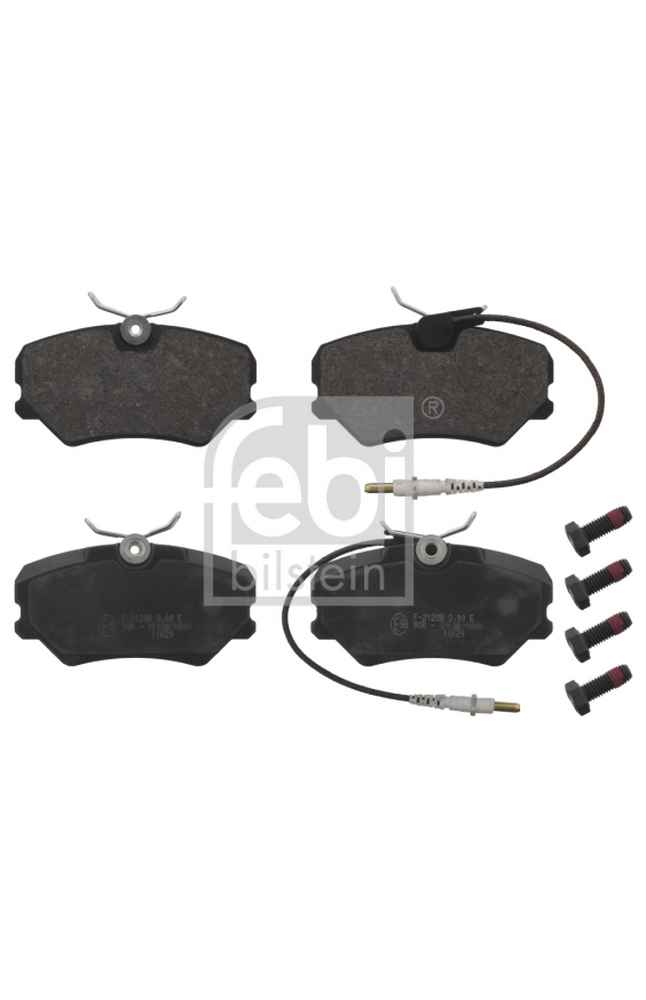 Kit pastiglie freno, Freno a disco FEBI BILSTEIN 101-16818