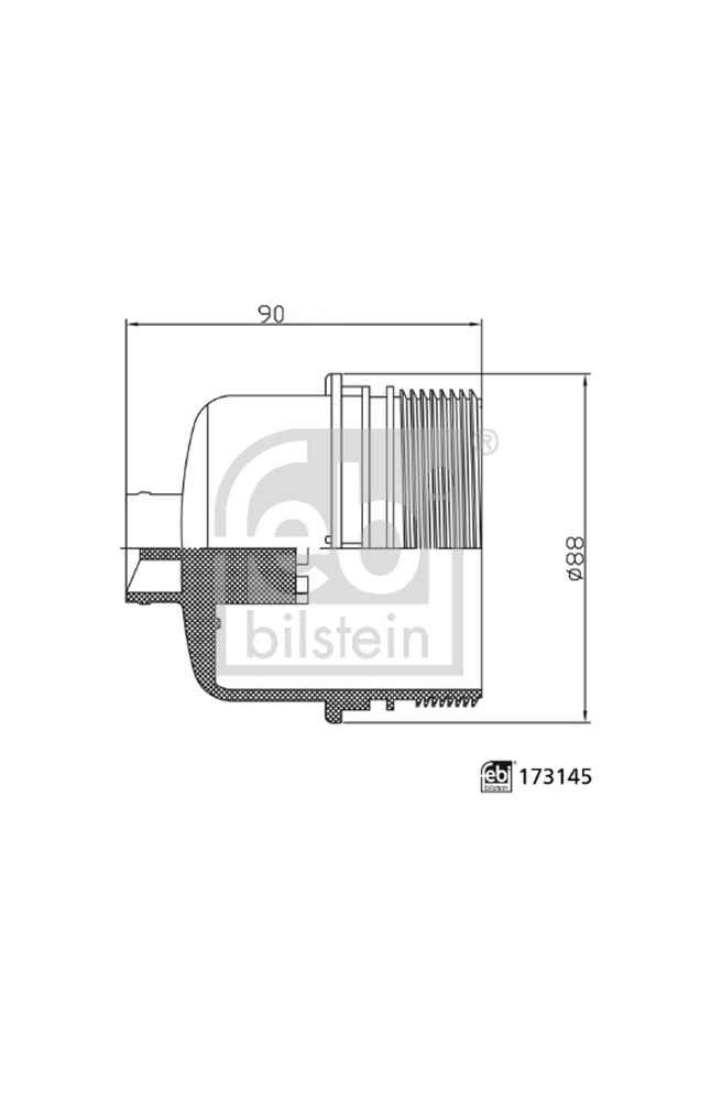 Calotta, Carter filtro olio FEBI BILSTEIN 101-173145