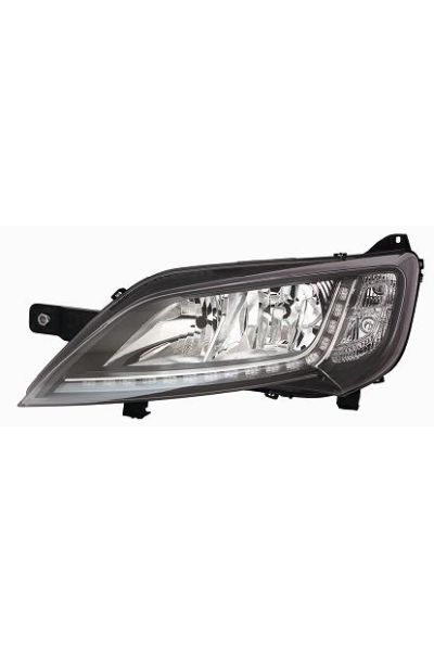 proiettore h7-h7 con motore elettrico con luce diurna a led lato destro (passeggero) depo 1023-10542