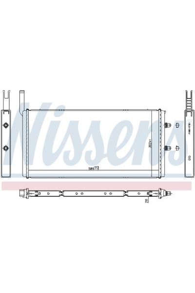 Radiatore bassa temperatura, Intercooler NISSENS 123-60835