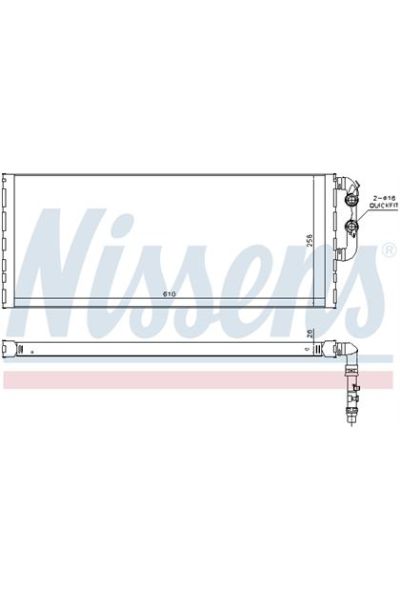 Radiatore bassa temperatura, Intercooler NISSENS 123-60872