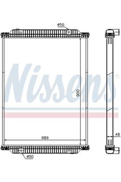 Cilindro trasmettitore, Frizione NISSENS 123-61448