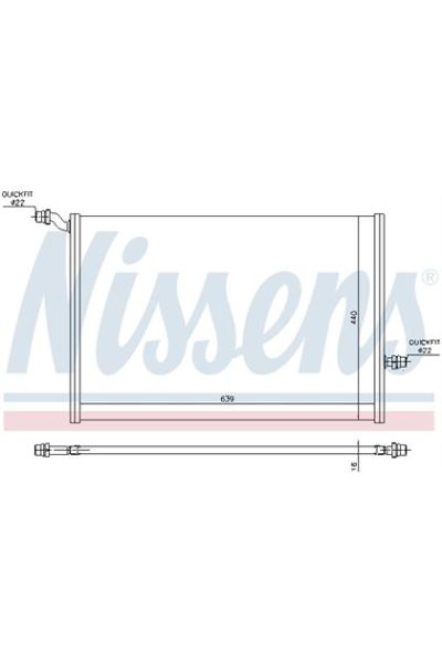 Radiatore bassa temperatura, Intercooler NISSENS 123-627032