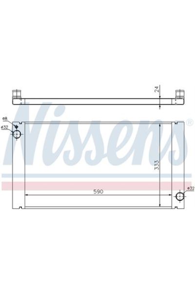 Radiatore, Raffreddamento motore NISSENS 123-69705