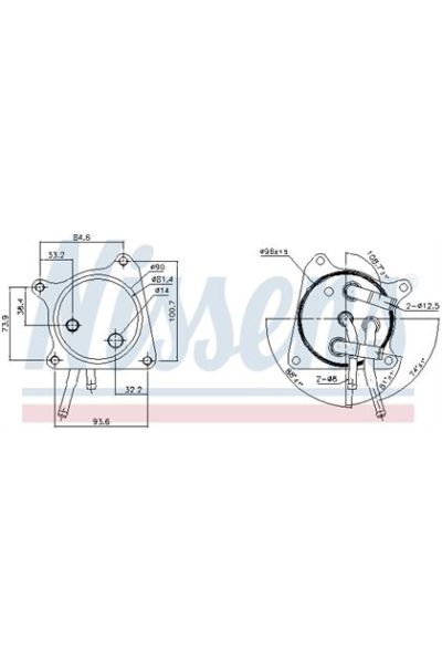 Radiatore olio, Cambio automatico NISSENS 123-91119