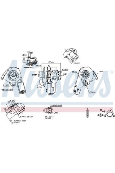 Turbocompressore, Sovralimentazione NISSENS 123-93273