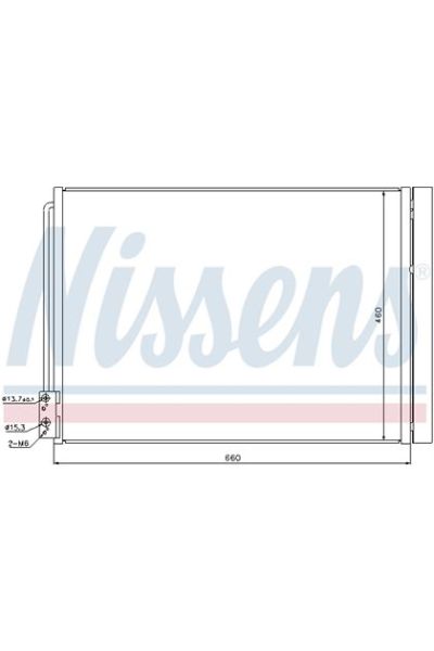 Condensatore, Climatizzatore NISSENS 123-940110