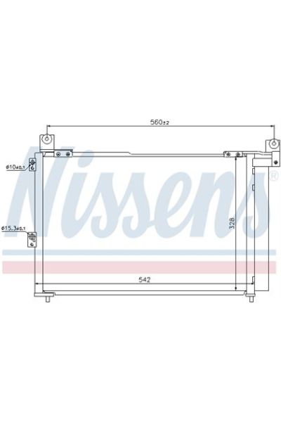 Condensatore, Climatizzatore NISSENS 123-940143