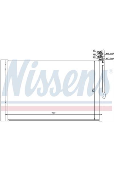 Condensatore, Climatizzatore NISSENS 123-940157