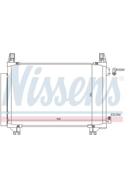 Condensatore, Climatizzatore NISSENS 123-940270