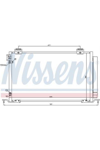 Condensatore, Climatizzatore NISSENS 123-940283