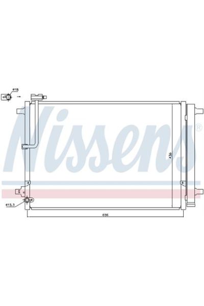 Condensatore, Climatizzatore NISSENS 123-940329