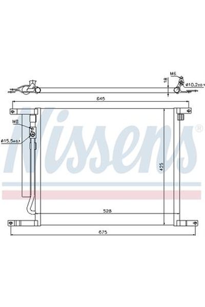 Condensatore, Climatizzatore NISSENS 123-940335