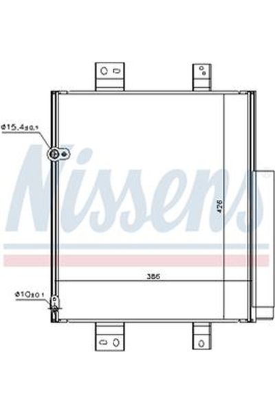 Condensatore, Climatizzatore NISSENS 123-940492