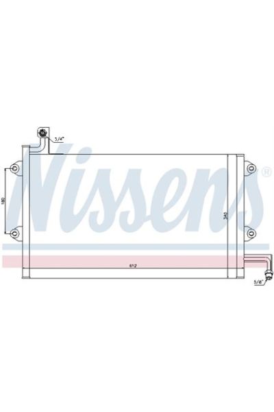 Condensatore, Climatizzatore NISSENS 123-94164