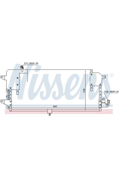 Condensatore, Climatizzatore NISSENS 123-94174