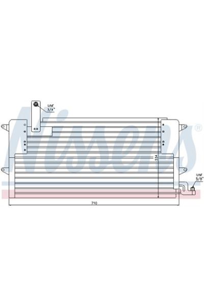 Condensatore, Climatizzatore NISSENS 123-94179