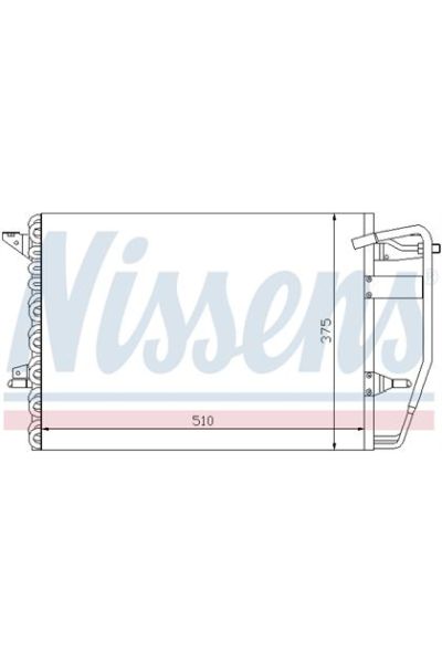 Condensatore, Climatizzatore NISSENS 123-94192