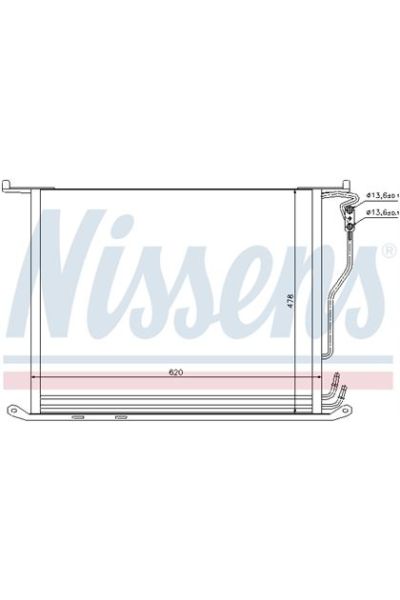 Condensatore, Climatizzatore NISSENS 123-94380