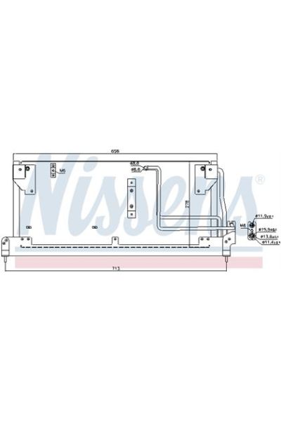 Condensatore, Climatizzatore NISSENS 123-94502