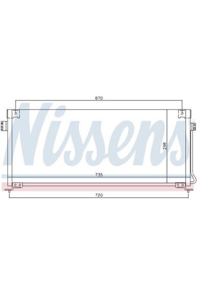 Condensatore, Climatizzatore NISSENS 123-94507