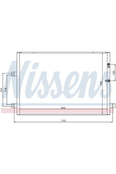 Condensatore, Climatizzatore NISSENS 123-94787