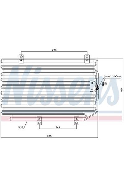 Condensatore, Climatizzatore NISSENS 123-94816