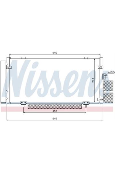 Condensatore, Climatizzatore NISSENS 123-94885