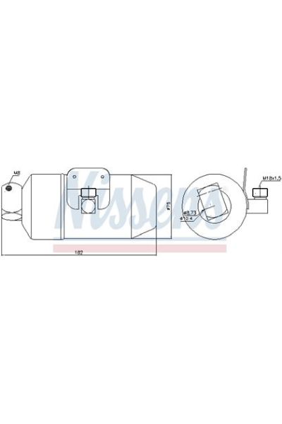 Essiccatore, Climatizzatore NISSENS 123-95027