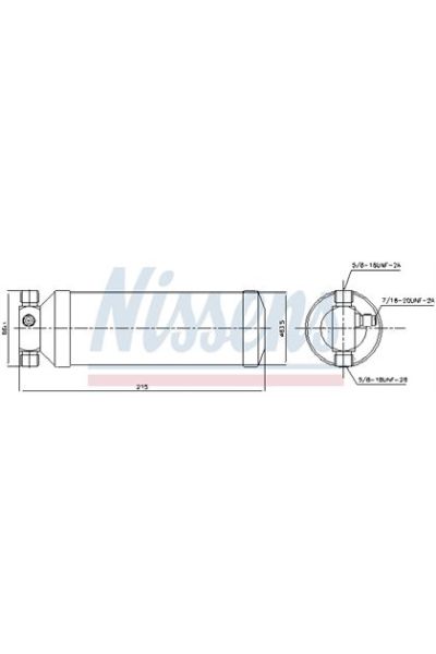 Essiccatore, Climatizzatore NISSENS 123-95036