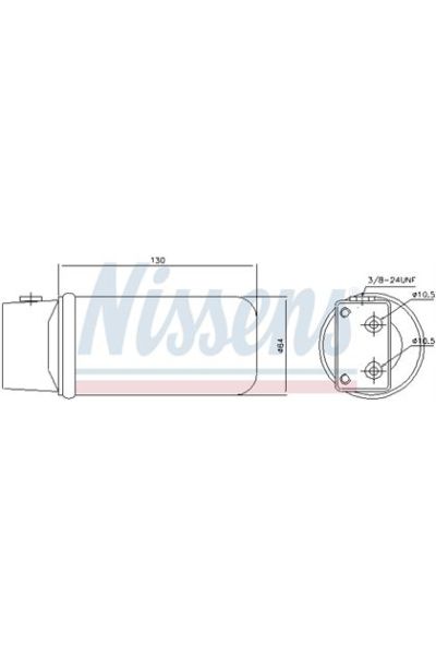 Essiccatore, Climatizzatore NISSENS 123-95043