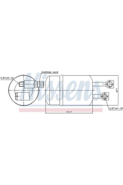 Essiccatore, Climatizzatore NISSENS 123-95134