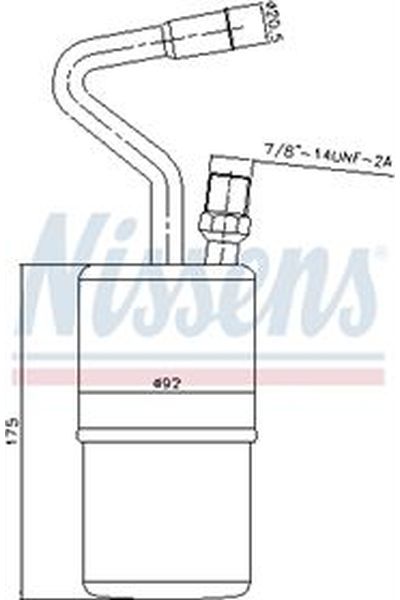 Essiccatore, Climatizzatore NISSENS 123-95135