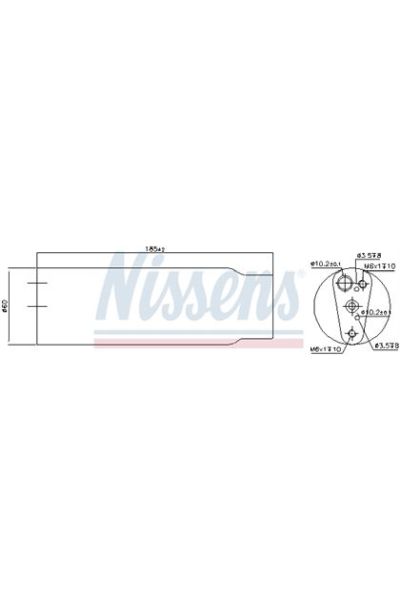 Essiccatore, Climatizzatore NISSENS 123-95170