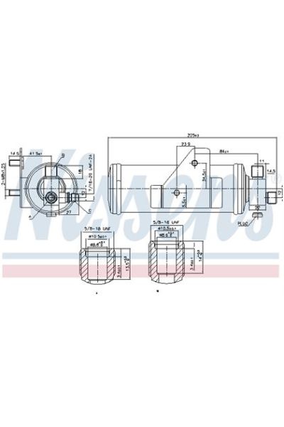 Essiccatore, Climatizzatore NISSENS 123-95223