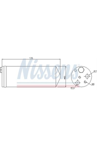 Essiccatore, Climatizzatore NISSENS 123-95239