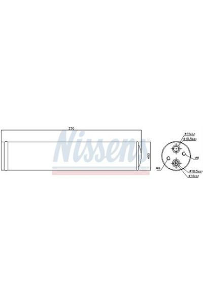 Essiccatore, Climatizzatore NISSENS 123-95241