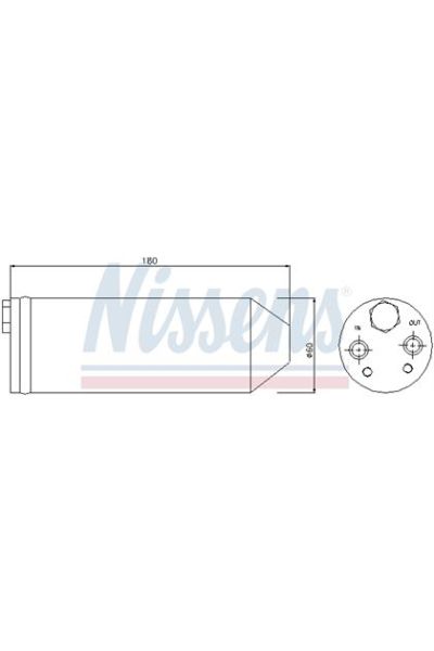 Essiccatore, Climatizzatore NISSENS 123-95256