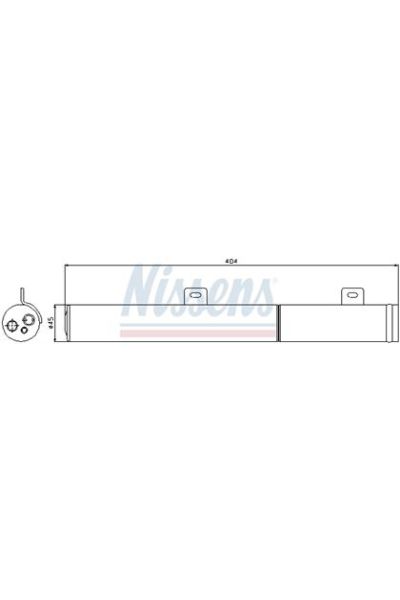 Essiccatore, Climatizzatore NISSENS 123-95315