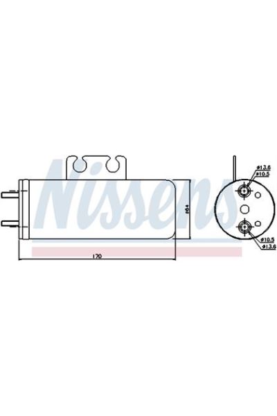 Essiccatore, Climatizzatore NISSENS 123-95316