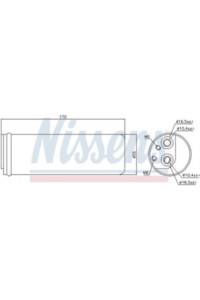 Essiccatore, Climatizzatore NISSENS 123-95321