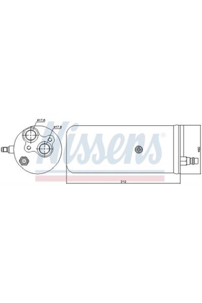 Essiccatore, Climatizzatore NISSENS 123-95329