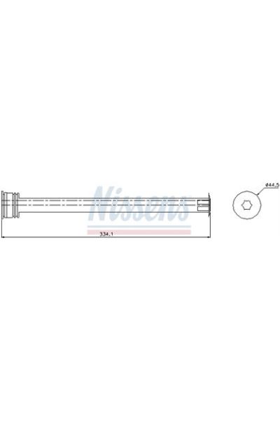 Essiccatore, Climatizzatore NISSENS 123-95404