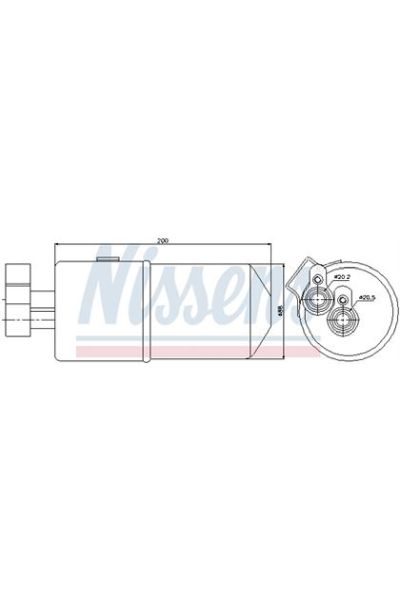 Essiccatore, Climatizzatore NISSENS 123-95436