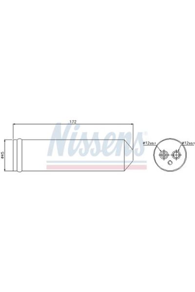 Essiccatore, Climatizzatore NISSENS 123-95440