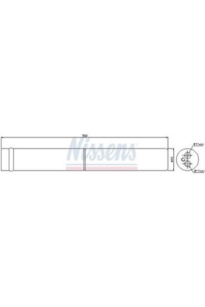 Essiccatore, Climatizzatore NISSENS 123-95442